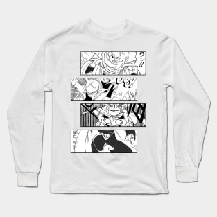 Majin Buu Dragon Ball Doragon Boru Manga Panel Long Sleeve T-Shirt